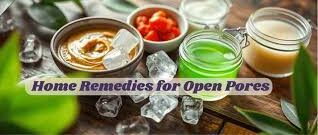 ice cube therapy for open pores treatment at home