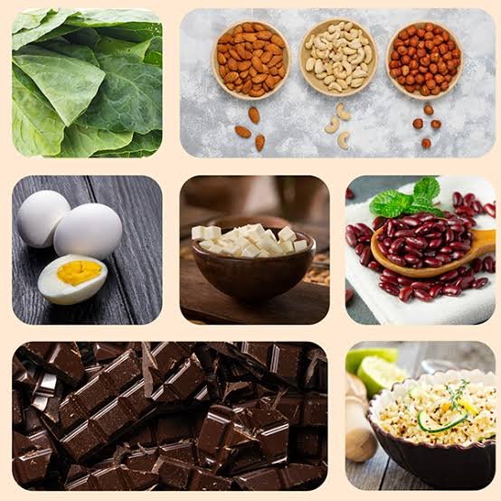 Healthy iron-rich vegetarian meal for women Healthy iron-rich vegetarian meal for women